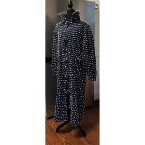 Vtg Marena Marena Two Inc Overcoat Duster F Knots Boho Artsy Rare Oversized